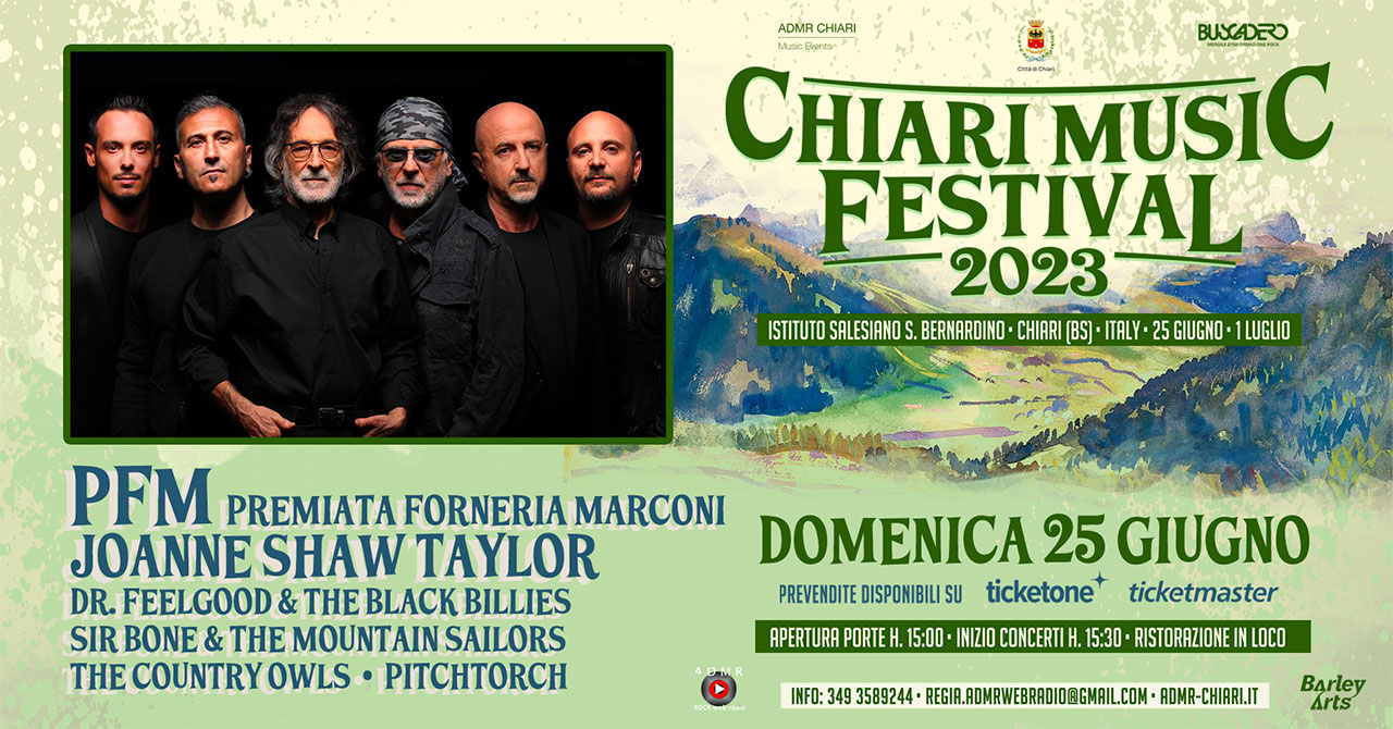 Chiari Music Festival 2023 programma 25 giugno