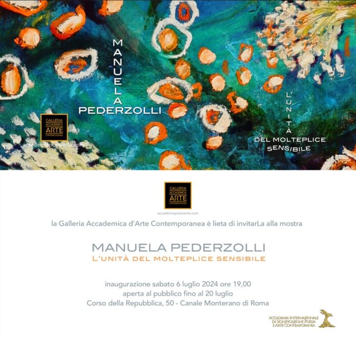 Invito Mostra Manuela Pederzolli in Galleria Accademica