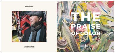 Locandina invito mostra Wang Yigang The Praise of Color